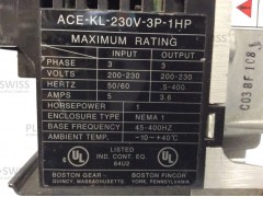 ACE-KL-230V-3P-1HP