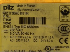 P2HZ X1 230VAC 3N/O 1N/C